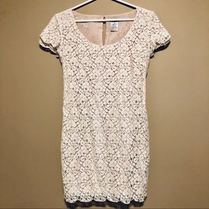 ARITZIA TALILA lace scallop hem dress